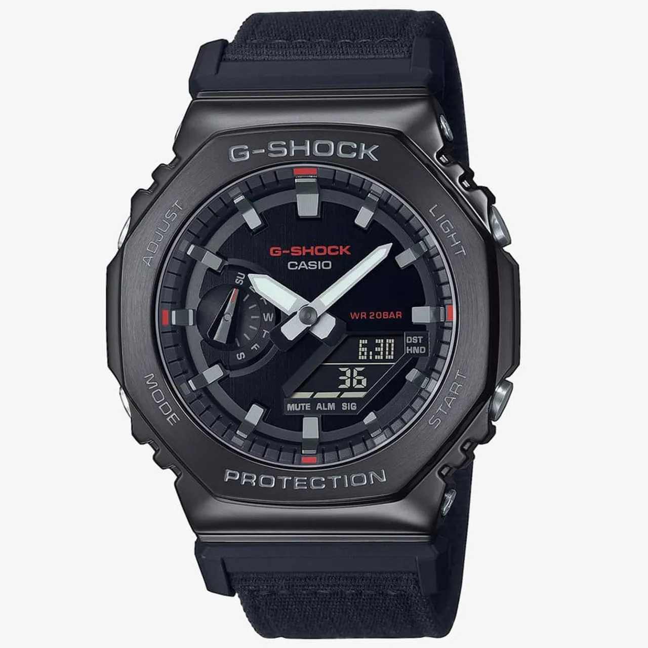 Casio G-Shock Utility Metal Black & Red Watch GM-2100CB-1AER