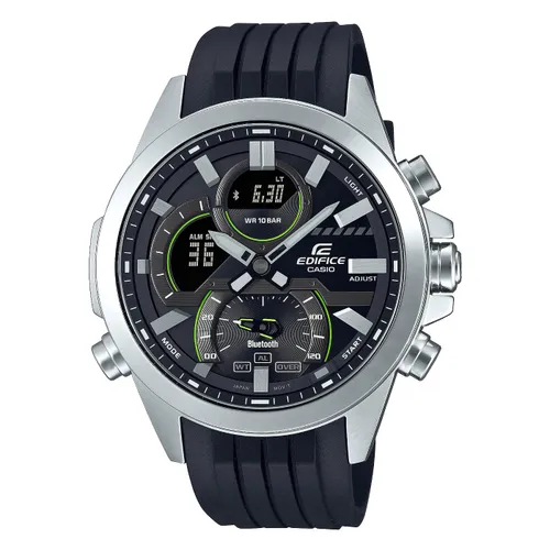 Casio Men Analogue-Digital Quartz Watch with Rubber Strap
