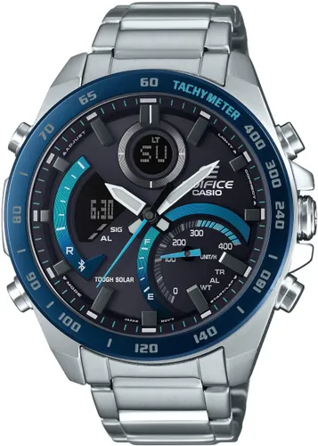 Casio Men Analogue-Digital Quartz Watch with Stainless