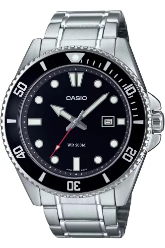 Casio Men Analogue Quarz Watch with Stainless Steel Strap