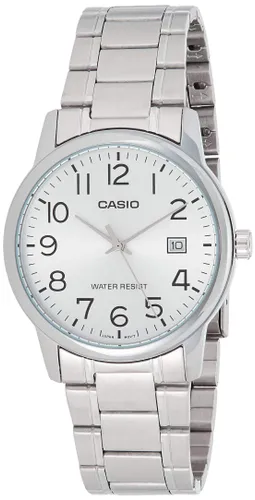 Casio Mens Analogue Quartz Watch with Stainless Steel Strap