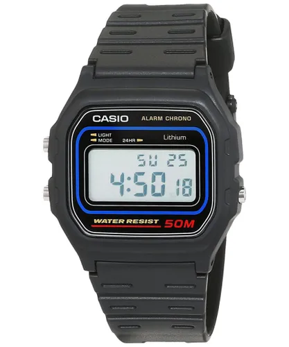 Casio Mens Black Watch W-59-1VQES Resin (archived) - One Size