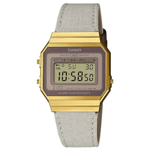Casio Men's Digital Quartz Watch with Fabric Strap