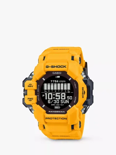 Casio Men's G-SHOCK Rangeman Solar Resin Strap Watch - Yellow GPR-H1000-9ER - Male