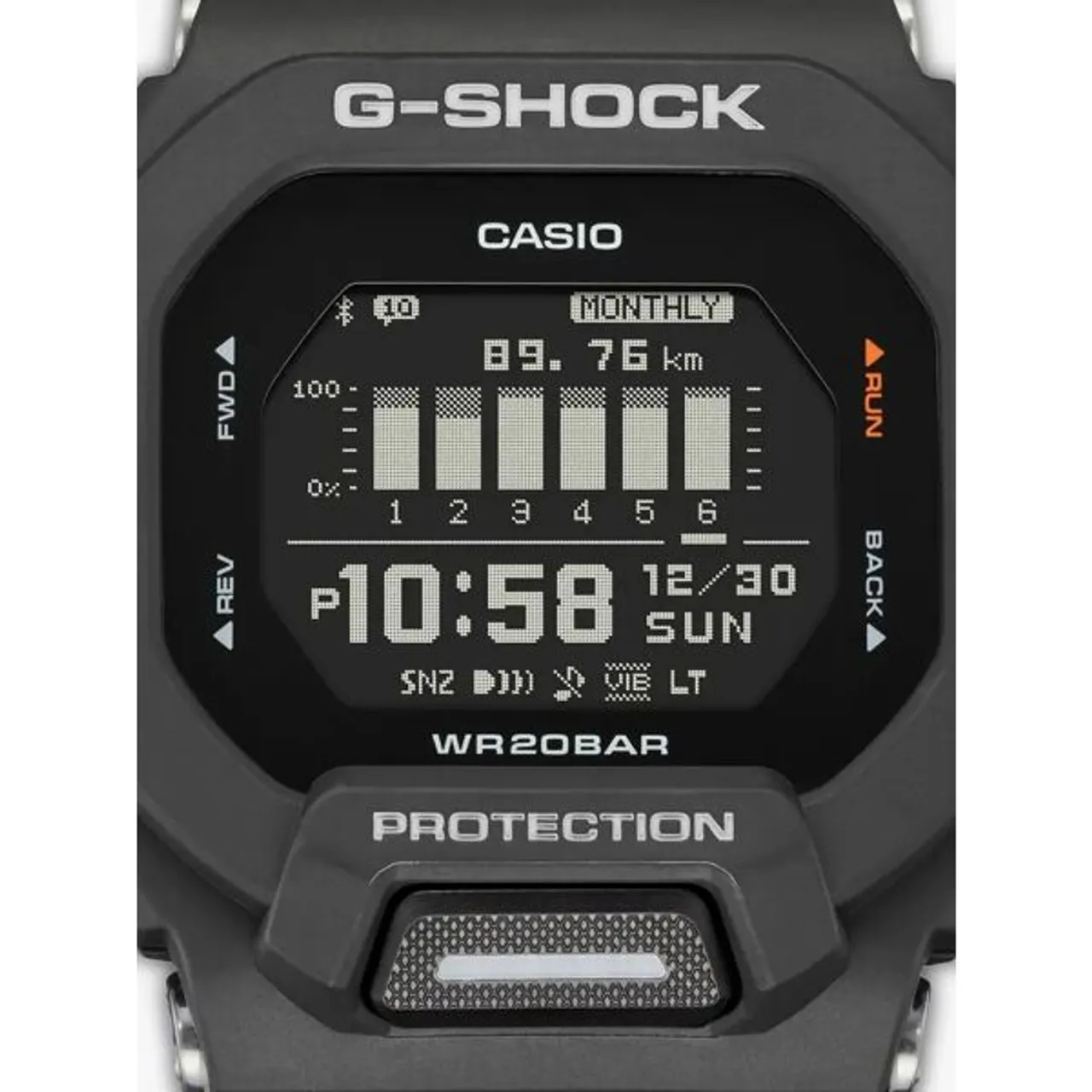 Casio Men's G-Shock Steptracker Resin Strap Watch - Black Gbd-200-1er - Male