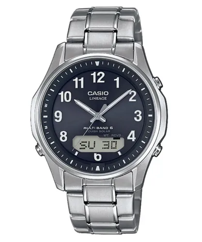 Casio Radio Controlled Watches Mens Silver Watch LCW-M100TSE-1A2ER Stainless Steel - One Size