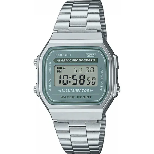 Casio Unisex's Digital Quartz Watch with Stainless Steel
