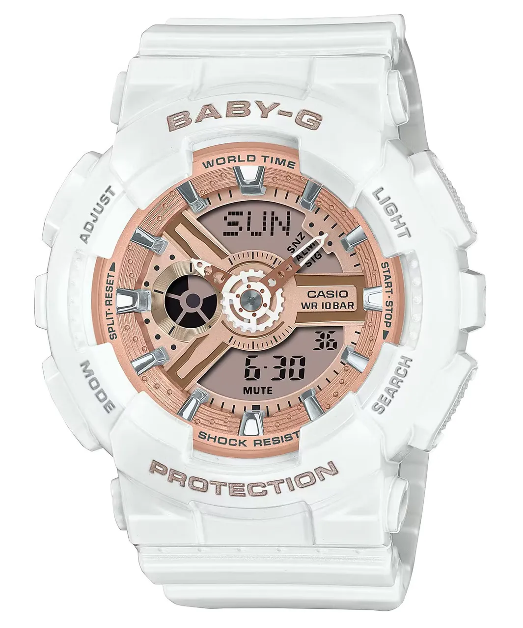 Casio Women's Analogue-Digital Quartz Watch with Plastic