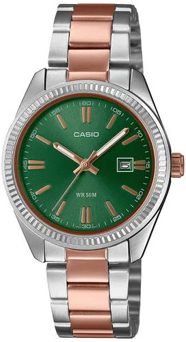 Casio Women's Analogue Quartz Watch with Stainless Steel
