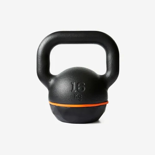 Cast Iron Kettlebell With Rubber Base - 16kg