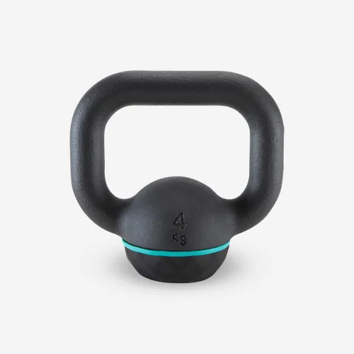 Cast Iron Kettlebell With Rubber Base 4kg