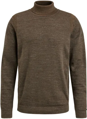 Cast Iron Turtleneck Sweater Brown Taupe