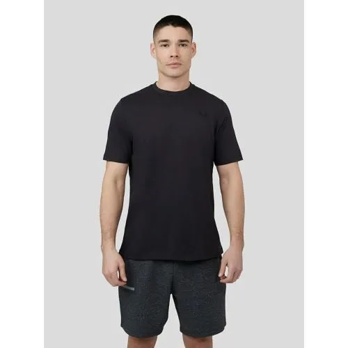 Castore Mens Black Embroidered Logo T-Shirt