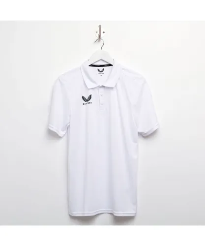Castore Mens Polo Shirt in White