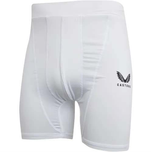 Castore Mens Rugby Core Baselayer Shorts White