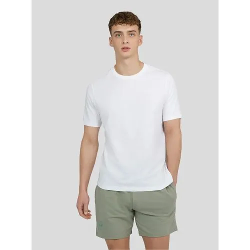 Castore Mens White Embroidered Logo T-Shirt