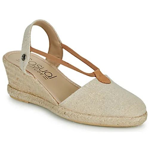 Casual Attitude  IPOP  women's Espadrilles / Casual Shoes in Gold