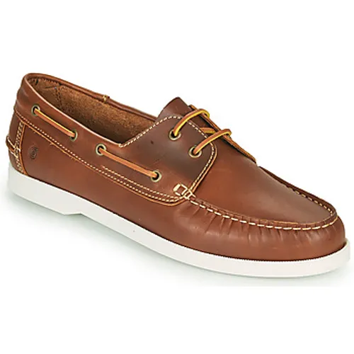 Casual Attitude  REVORO  men's Boat Shoes in Brown