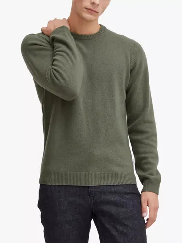 Casual Friday Karl Crew Neck Bounty Knit Jumper - Olive - Male