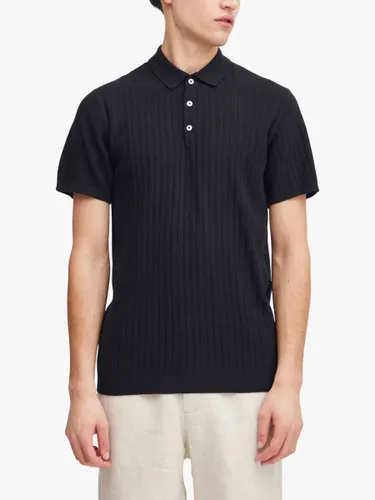 Casual Friday Karl Short Sleeve Knitted Polo Shirt - Dark Navy - Male