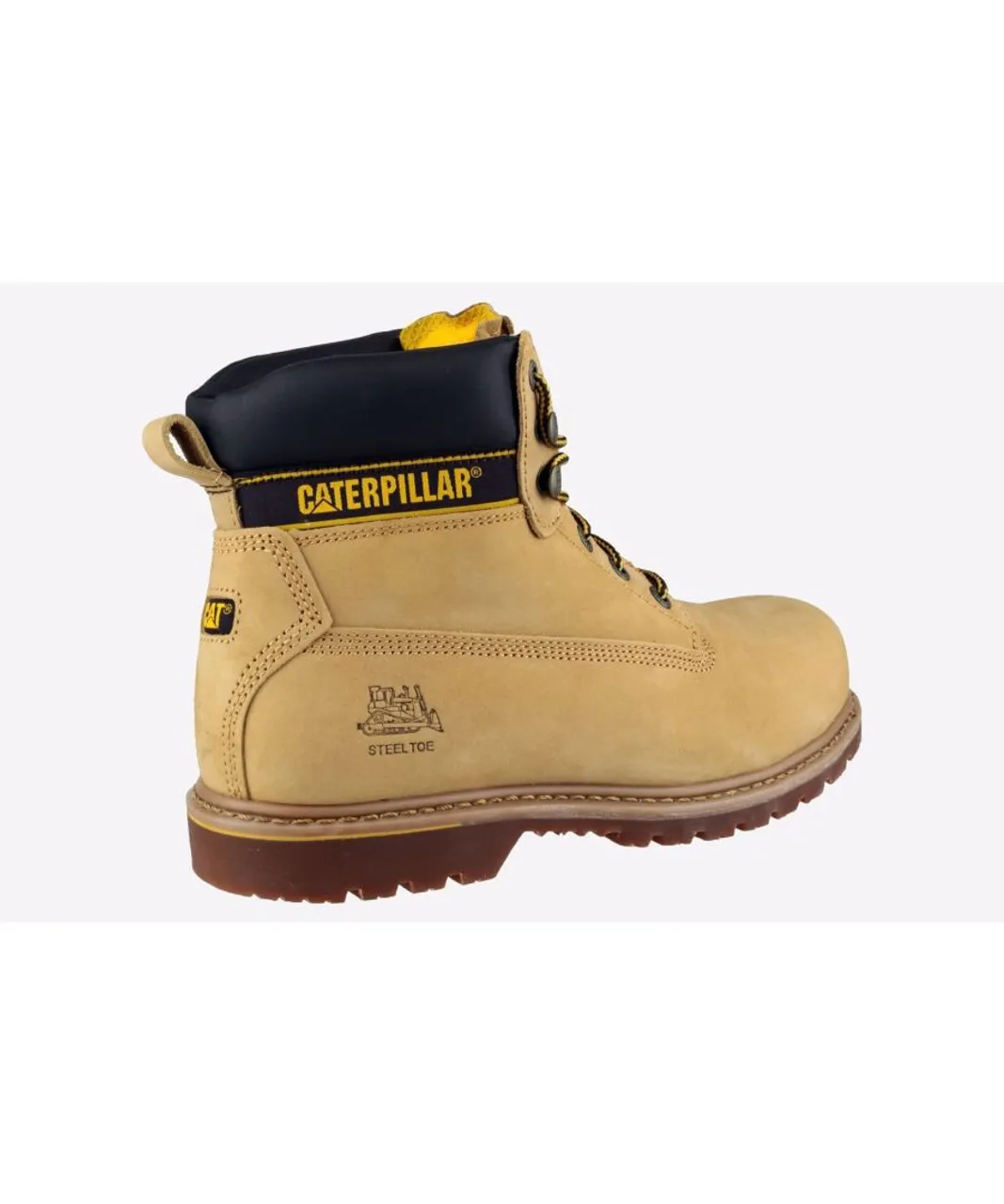 Caterpillar Holton S3 Safety Boot Leather Mens - Tan