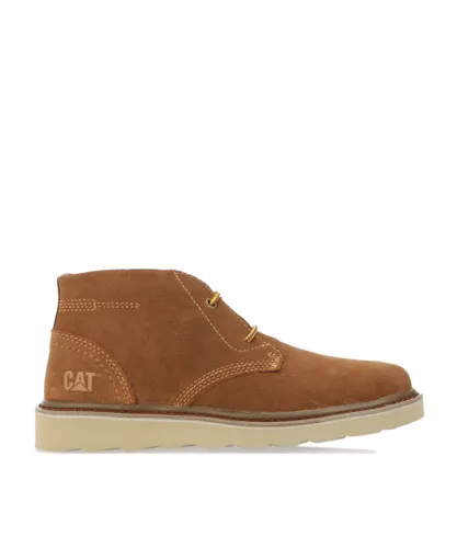 Caterpillar Mens Narrate Chukka Boot in Beige - Brown Leather (archived)
