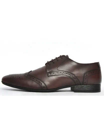Catesby England Leo Brogue Leather Mens - Brown
