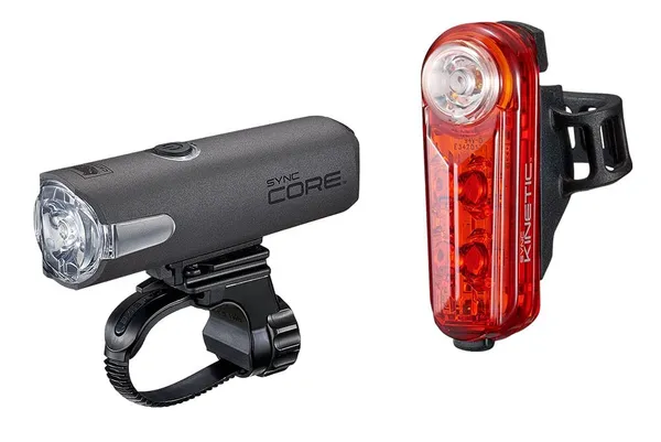 CATEYE Sync Core & Kinetic Front & Rear Rechargable Light