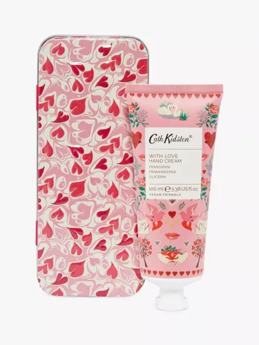 Cath Kidston With Love Hearts Hand Cream & Tin Set, Pink/Multi - Pink/Multi - Unisex