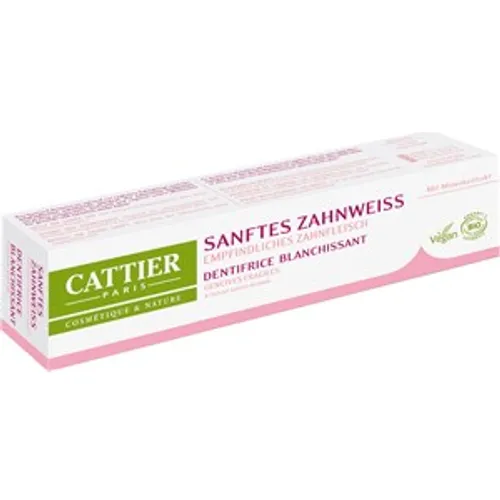 Cattier Toothpaste for gentle teeth whiteness Female 75 ml