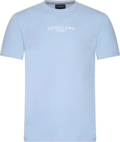 Cavallaro Mandrio T-Shirt Logo Light Light blue Blue