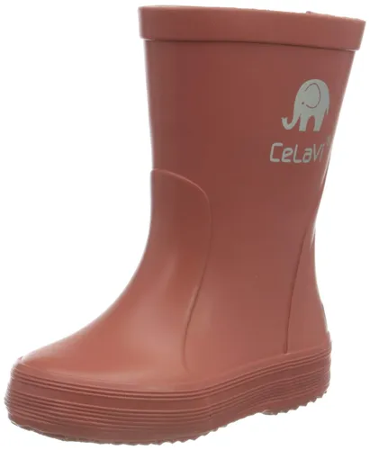Celavi Girl's Basic Wellies Solid Rain Boot