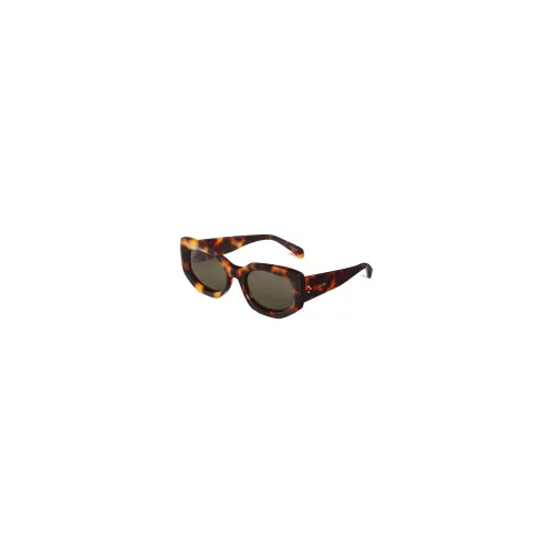 Celine , Butterfly Style Sunglasses with 3 Dots ,Multicolor female, Sizes: