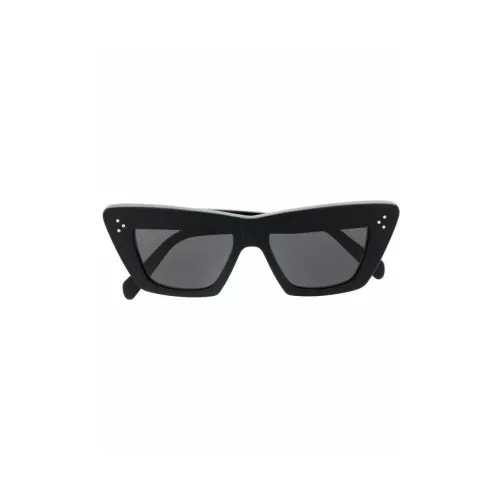 Celine , Cat Eye S187 Sunglasses ,Black female, Sizes: ONE