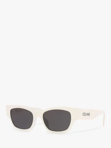 Celine CL40197U Women's Cat's Eye Sunglasses - Ivory/Grey - Female