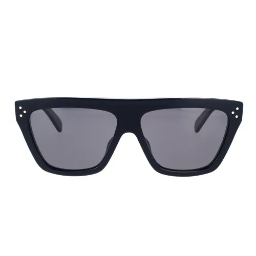 Celine , Square Polarized Sunglasses with Chic Style ,Black unisex, Sizes: