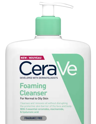 CeraVe Foaming Cleanser for Normal to Oily Skin 1 Litre