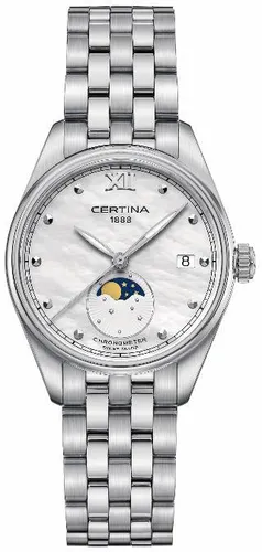 Certina Watch DS-8 Moon Phase Lady - White