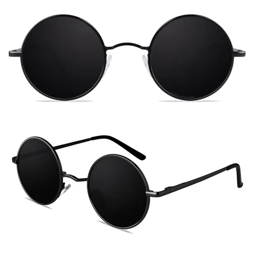 CGID Retro Round Sunglasses Mens Womens Vintage Style