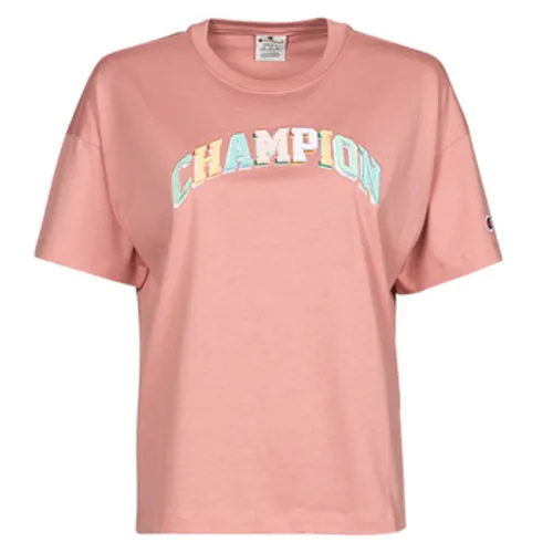 Champion  115190  women's T shirt in Pink