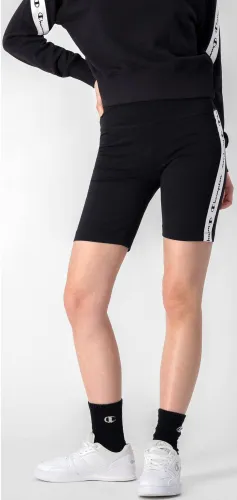 Champion Black Branded Tape Leg Design Biker Trunks