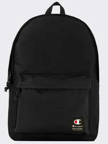 Champion Black Jacquard Label Classic Backpack