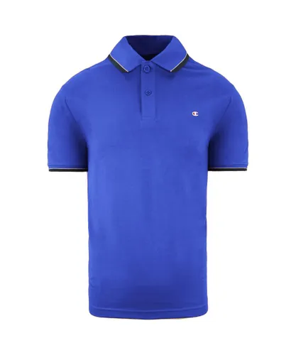 Champion Easy Fit Mens Blue Polo Shirt - Navy Cotton