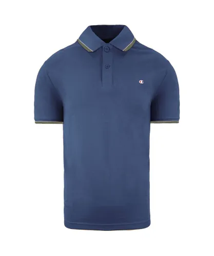 Champion Easy Fit Mens Navy Polo Shirt Cotton
