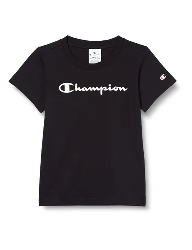 Champion Girl's American Classics-Big Logo S/S T-Shirt