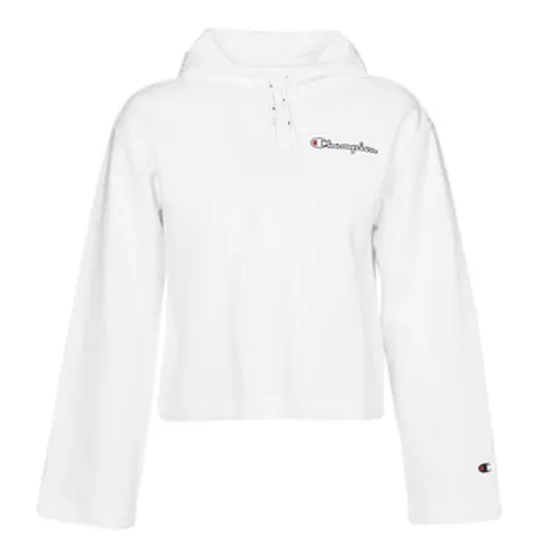 Champion  HEAVY COMBED COTTON FLEECE  women's Sweatshirt in White