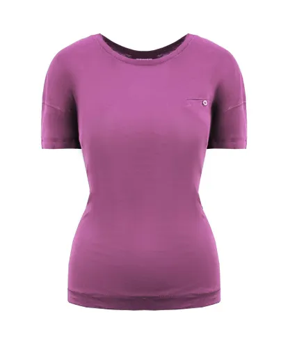 Champion Heritage Fit Womens Lilac T-Shirt Cotton