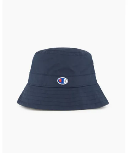 Champion Unisex Bucket Cap in Blue Cotton