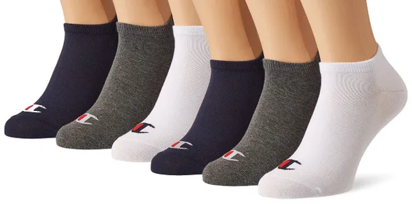 Champion Unisex Core 6pp Sneaker Casual Socks