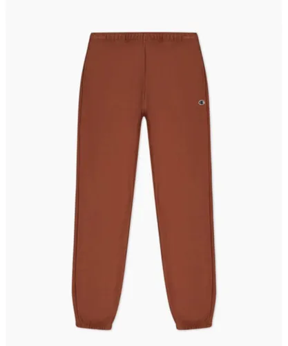 Champion Womens Elastic Cuff Pants in Brown Cotton
